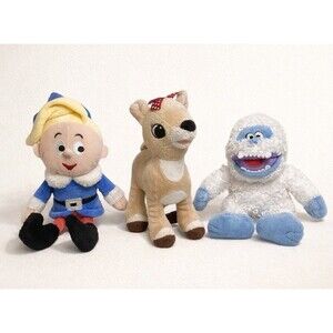 CVS Rudolph 50th Anniversary Plush Set Hermey Clarice Bumble 2014 Stuffins